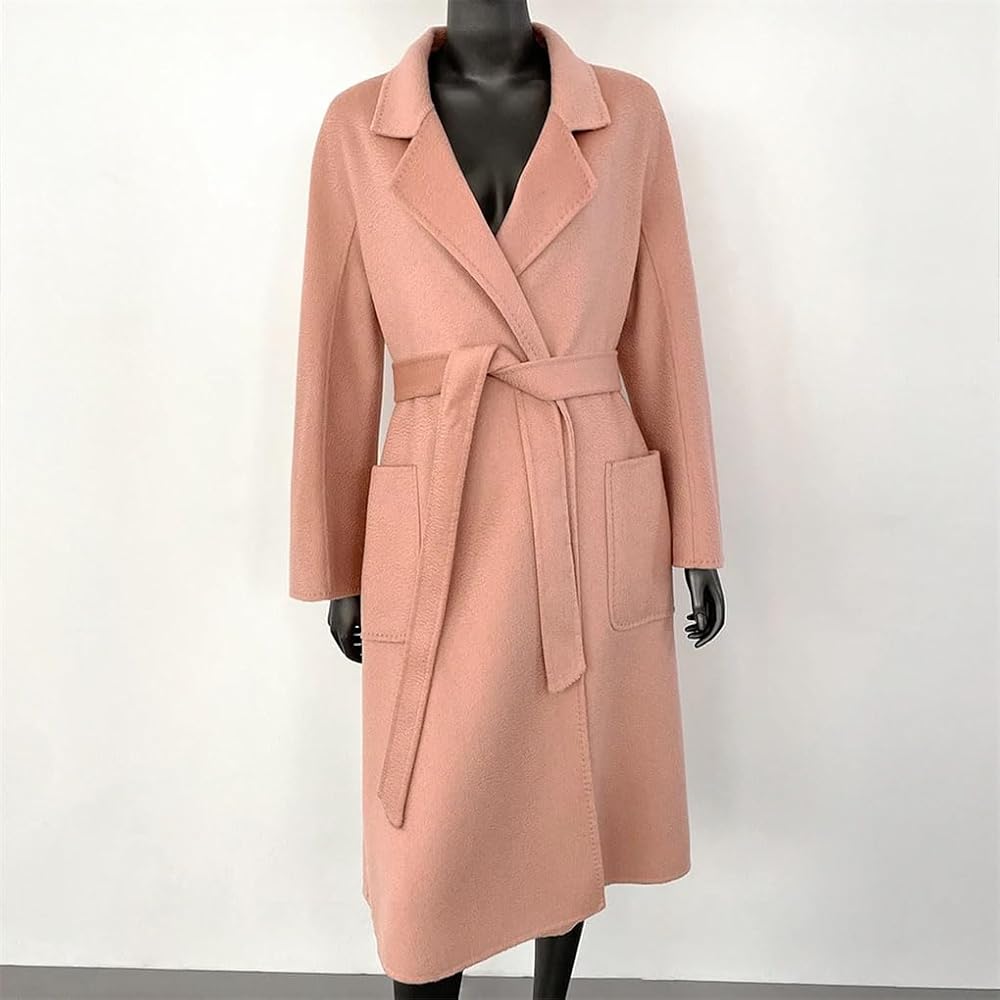 Amazon.com: DBFBDTU Women Wool Coat Female Double-Sided
